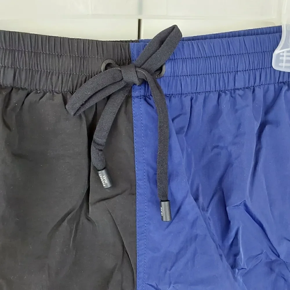 Everest Isles Trunks Colorblock Blk/Navy Sz XL